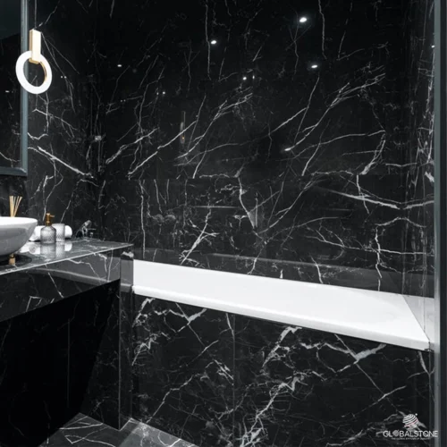 Плитка з мармуру NERO MARQUINA 4
